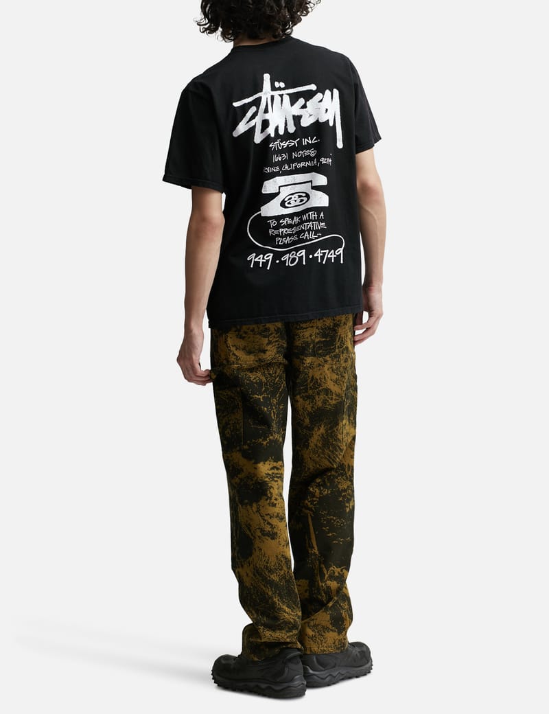 Stüssy - Old Phone Pigment Dyed T-shirt | HBX - Globally