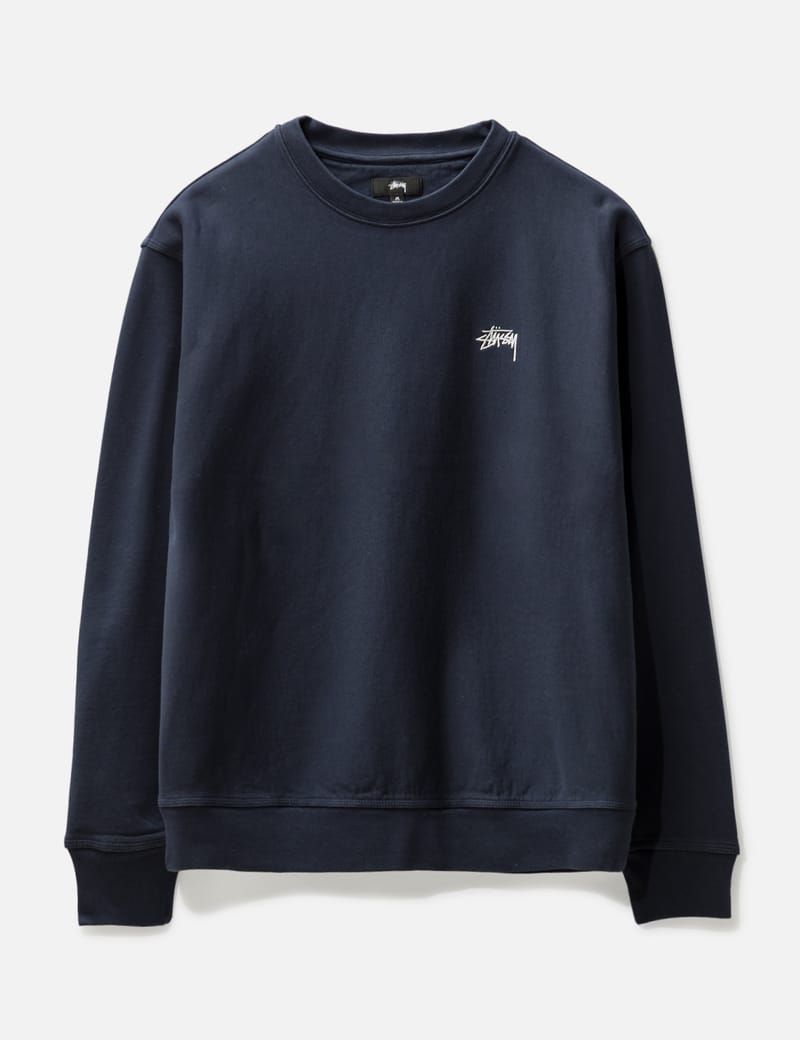 Stüssy - Overdyed Stock Logo Crewneck | HBX - Globally Curated