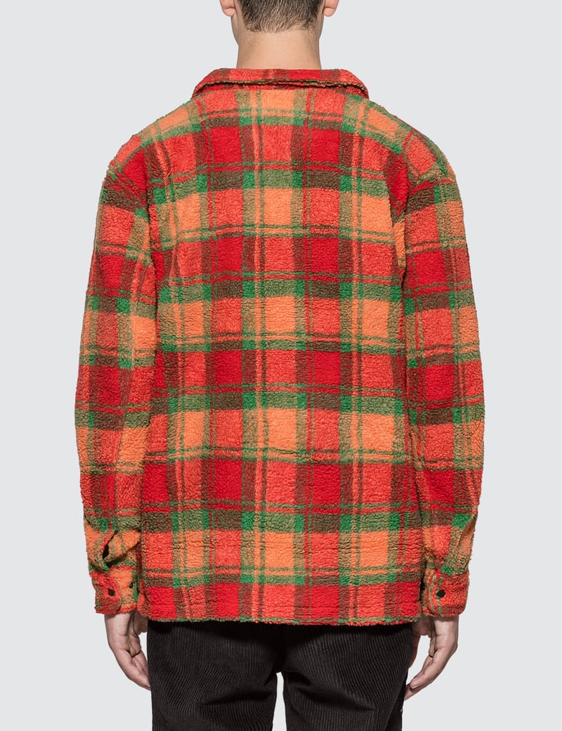 トップス PLEASURES Sherbert Zip Shirts PLEASURES（プレジャー）の「PLEASURES/プレジャーズ/SHERBET