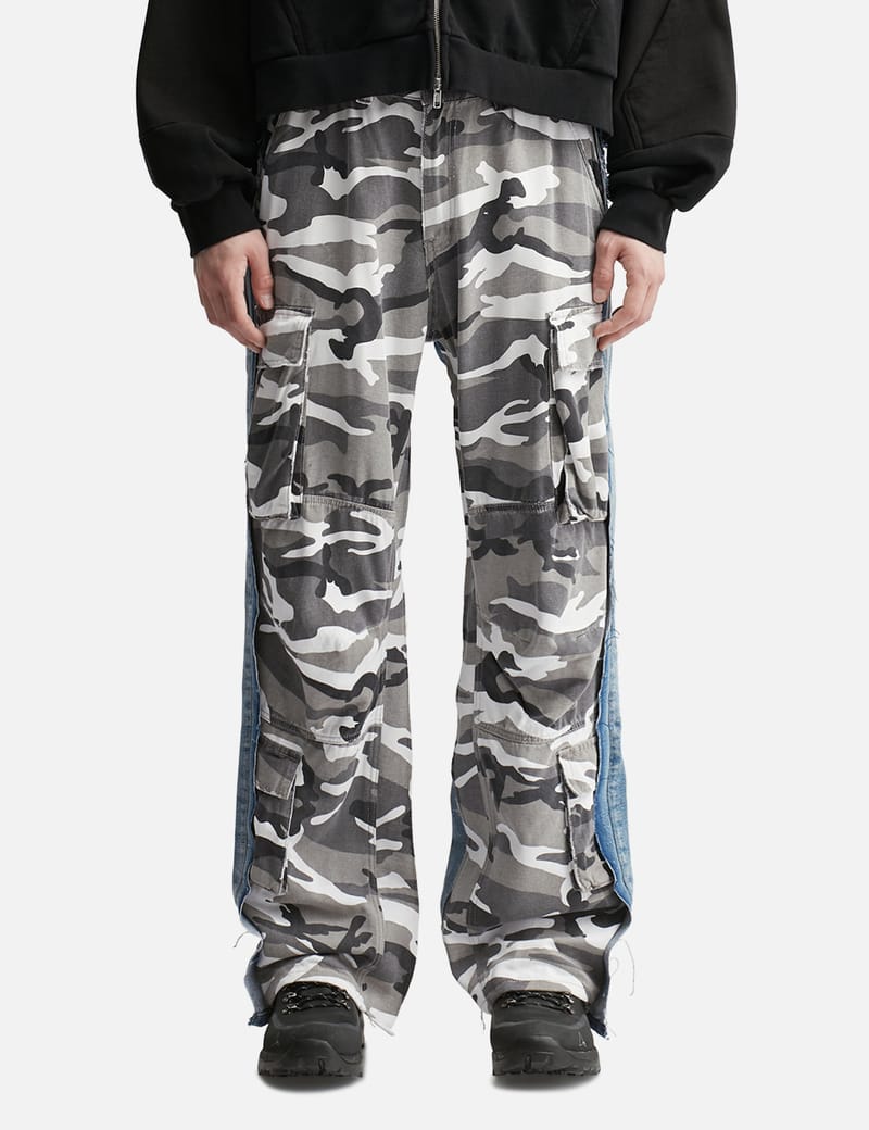 【2plan】Kuji Camo Guti Denim Pants PROJECT G/R - Camo Hybrid Denim Pants | HBX - Globally