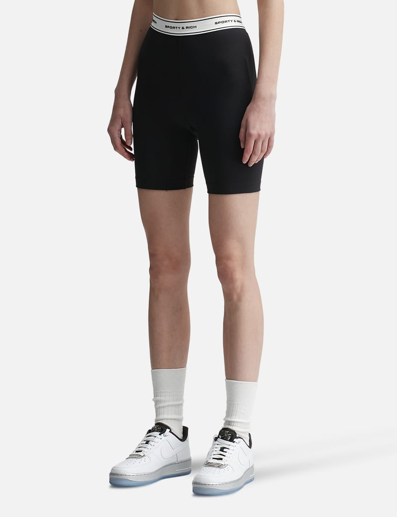 Sporty & Rich - SR Bold Biker Short | HBX - Globally Curated