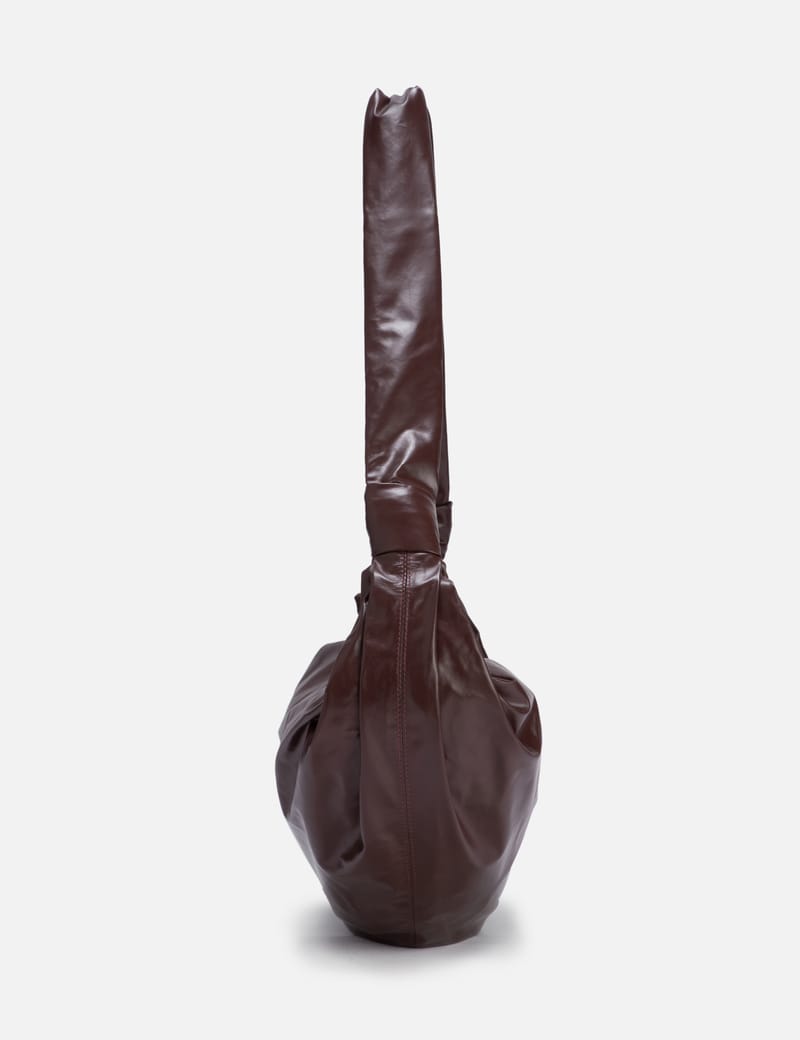 LEMAIRE ブラウン レザー サコッシュルメール croissant bag LEMAIRE(ルメール) | スモール クロワッサン バッグ - ブラウン