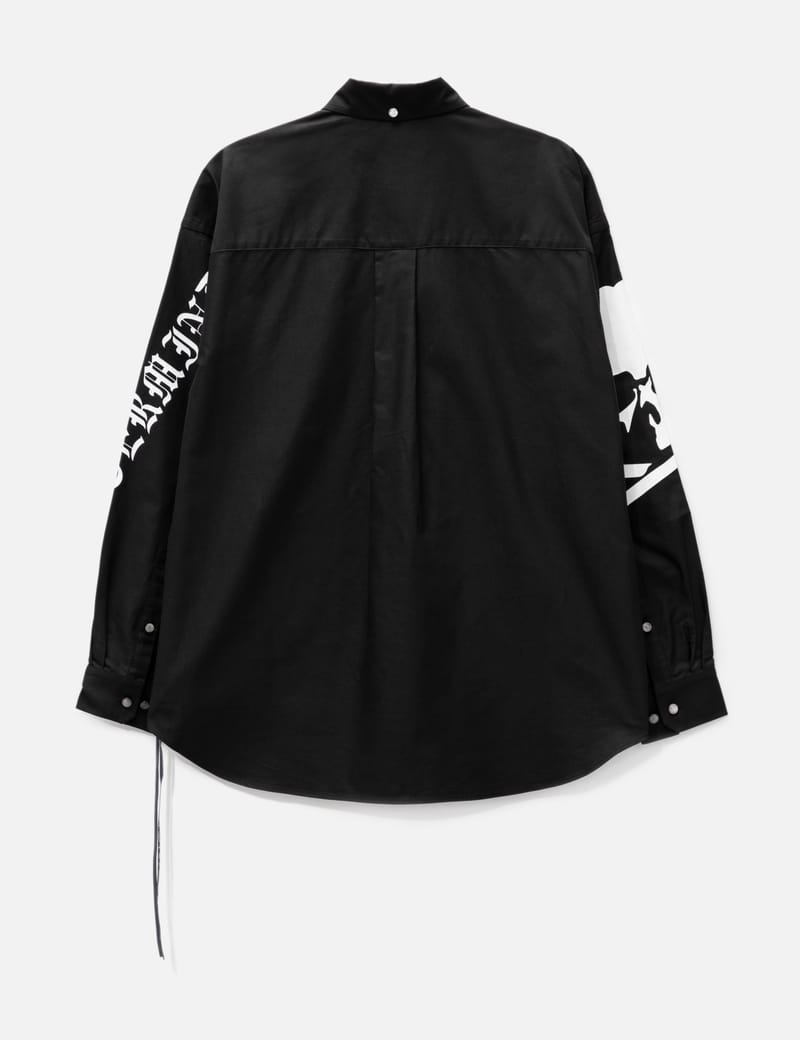 Mastermind Japan - Loose Fit Cotton Long Sleeve Shirt | HBX