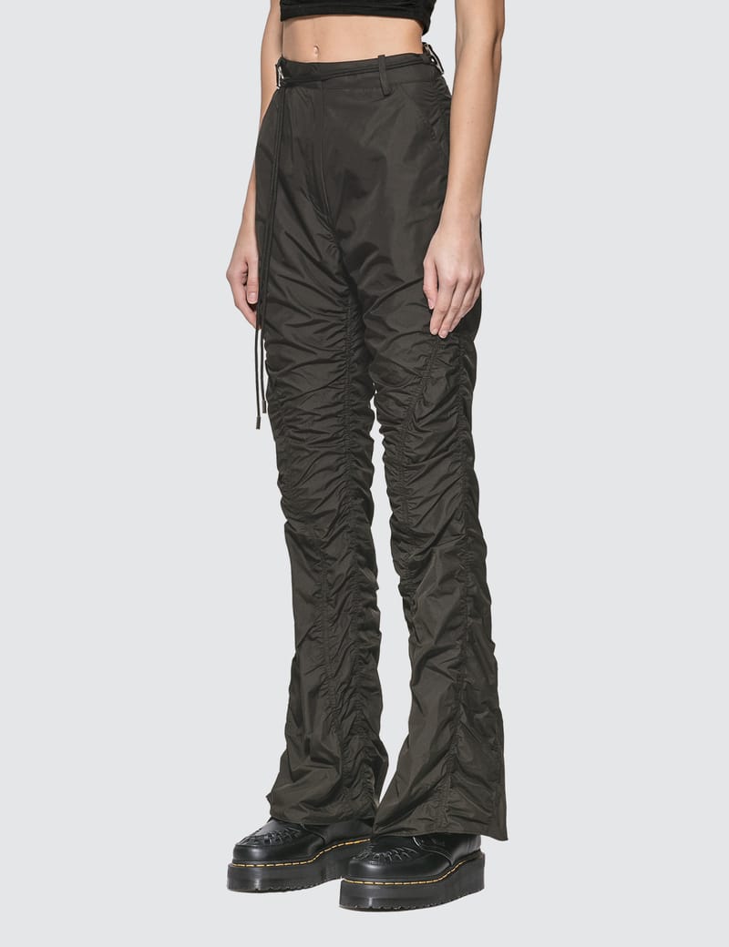 【in a row】Nylon Side Shirring Pants HD132-CHARCOAL-6.jpg?v=1690499737