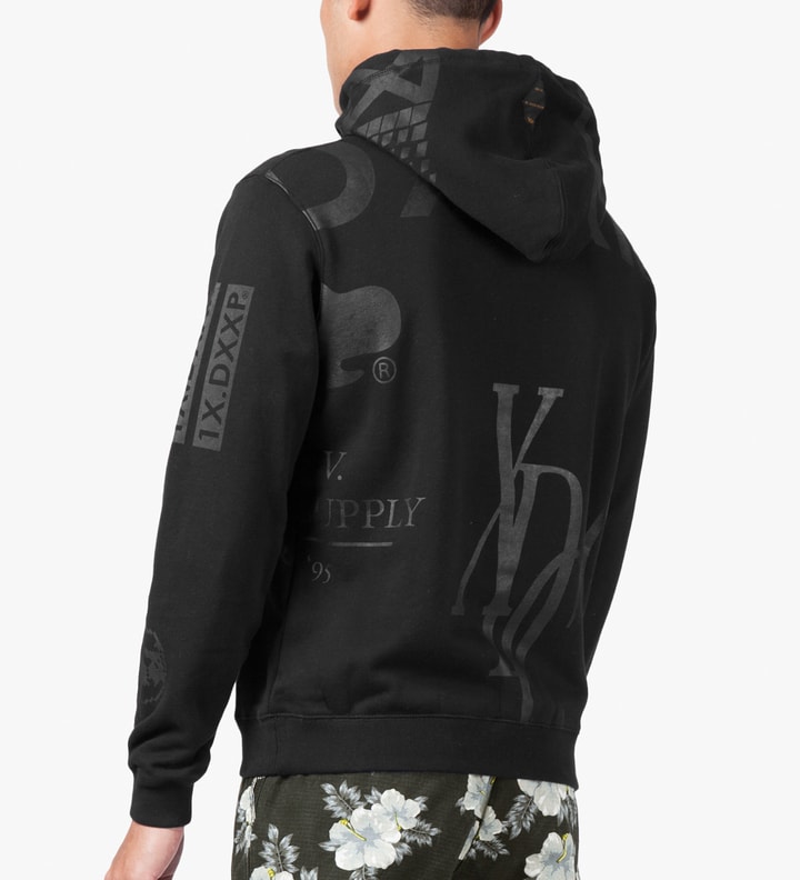 10.Deep - Black Full Clip Hoodie | HBX - Globally Curated Fashion and ...