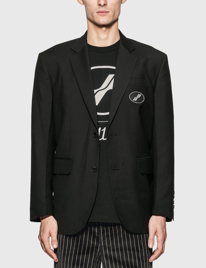 We11done - Oversized Suit Logo Blazer | HBX