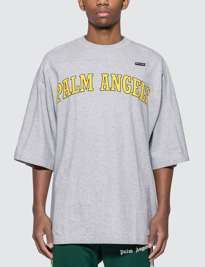 Palm Angels - New College Logo Oversized T-Shirt | HBX - Globally