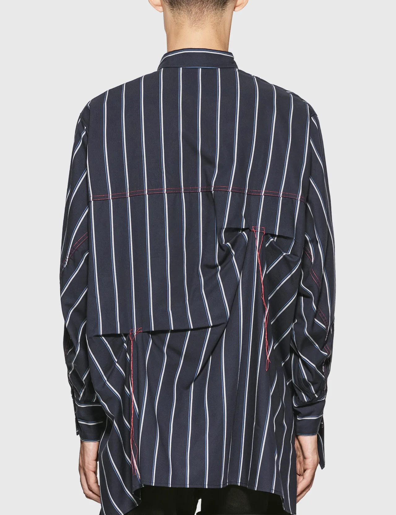 JieDa - Hand Stitch Stripe Shirt | HBX - HYPEBEAST 為您搜羅全球