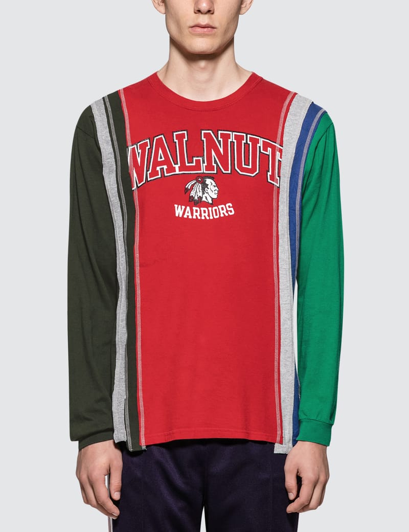 Needles - 7 Cuts College L/S T-Shirt | HBX - Globally
