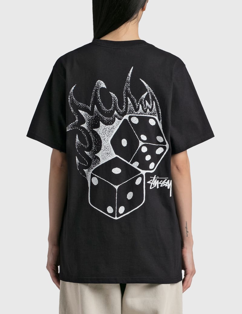 【完売間近】 Stussy Fire Dice T-Shirt Stüssy - Fire Dice T-shirt | HBX - Globally Curated Fashion
