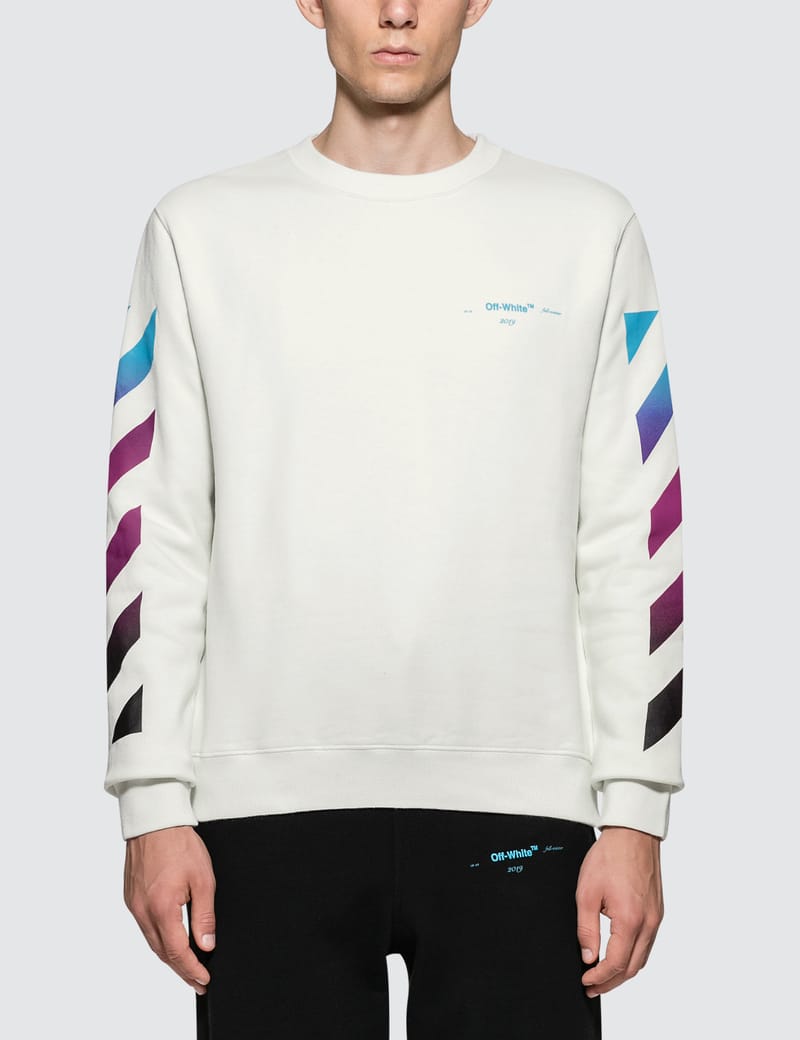 Off-White™ - Diag Gradient Crewneck | HBX - Globally Curated