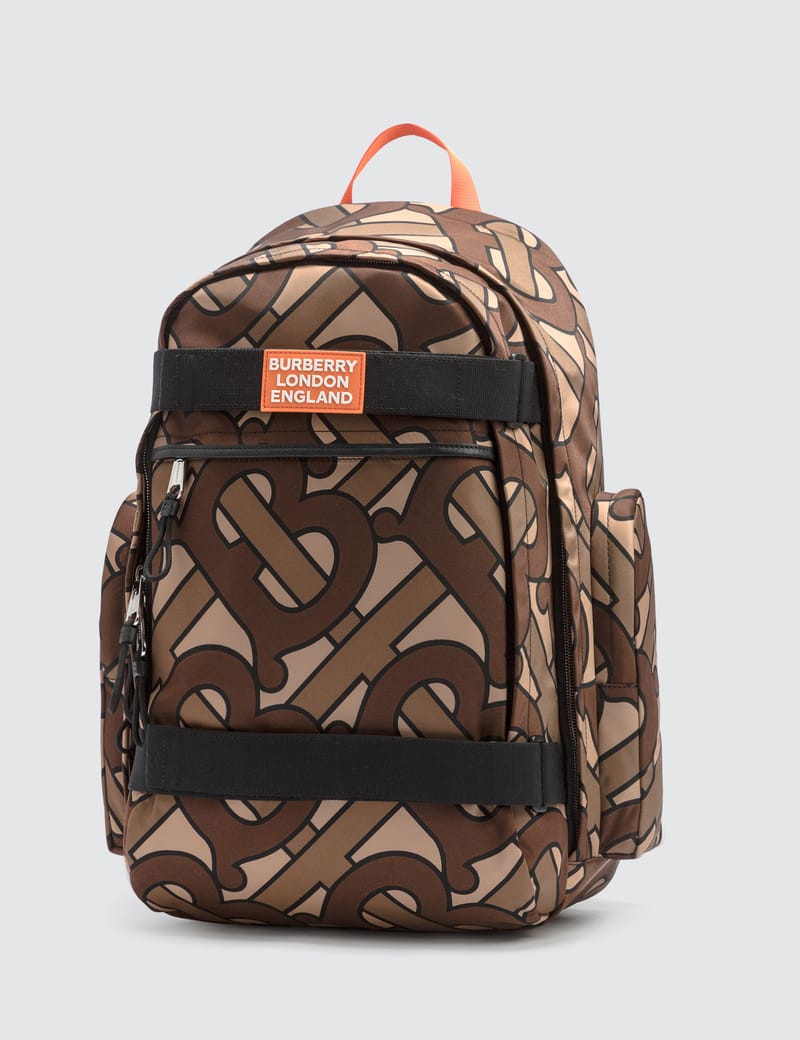 Burberryバッグ Burberry - Large Leather Trim Monogram Print Nevis Backpack | HBX