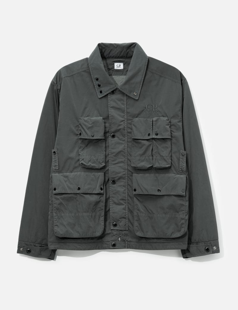 C.P. Company Heavy Chrome-R Goggle Jacket - lightweight recycled