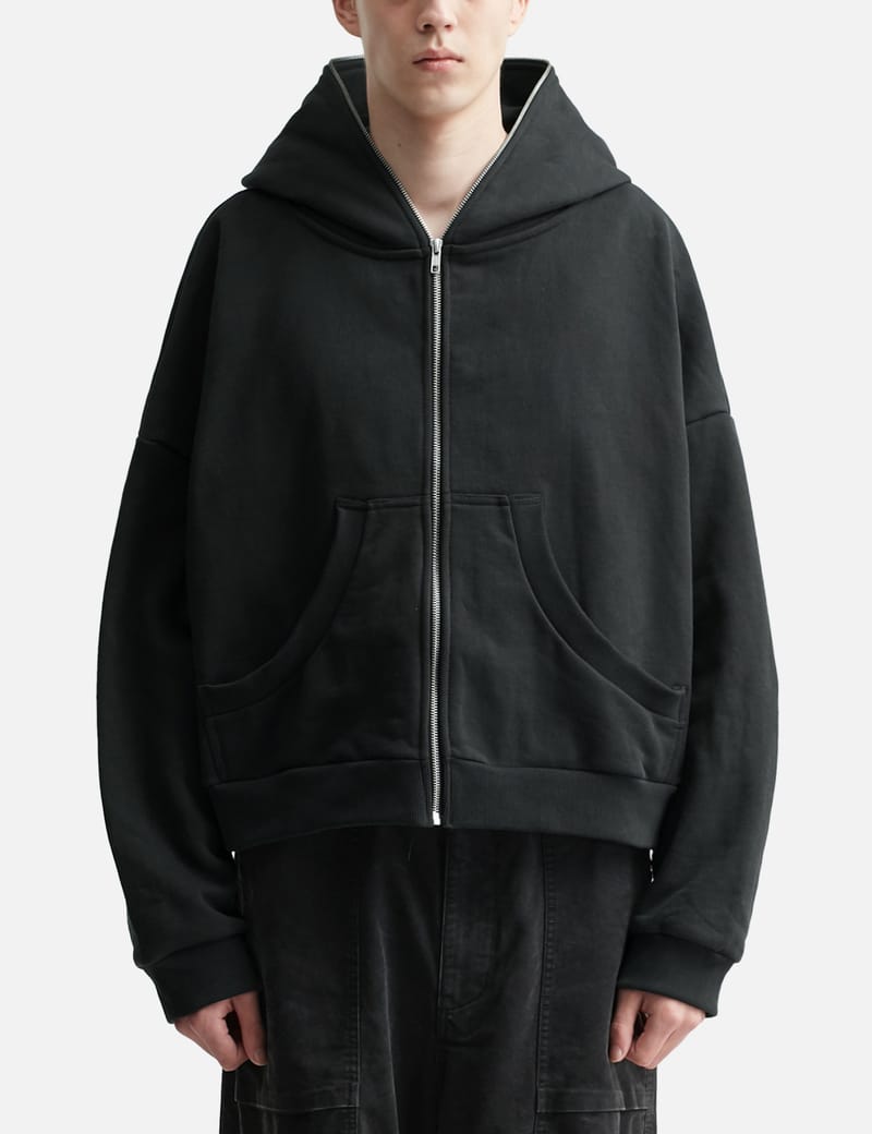 トップス entire studios eternal zip washed Black eternal zip washed black – entire studios