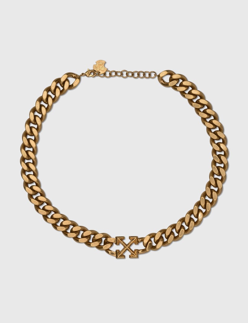 Off-White™ - Arrow Necklace | HBX - Globally Curated Fashion Off-White™ - Arrow Necklace | HBX - Globally Curated Fashion
