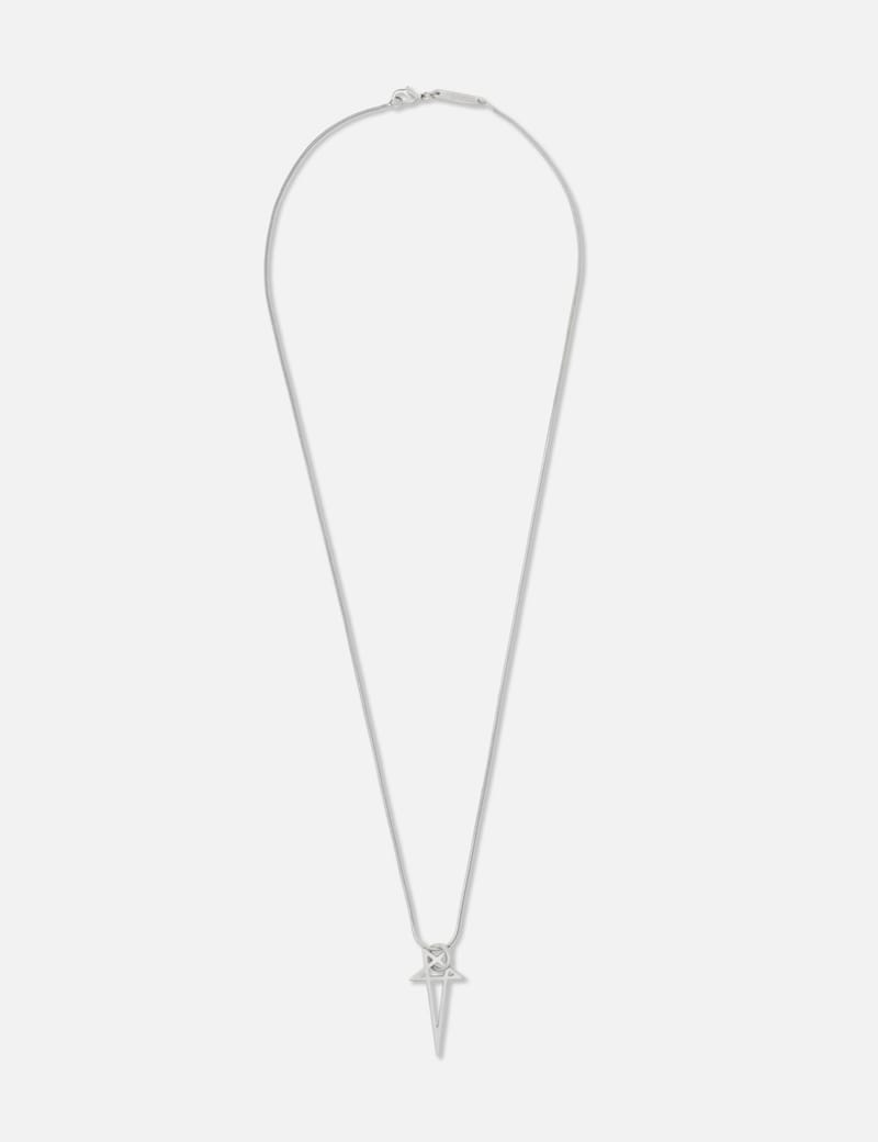 Rick Owens - Pentagram Charm Necklace | HBX