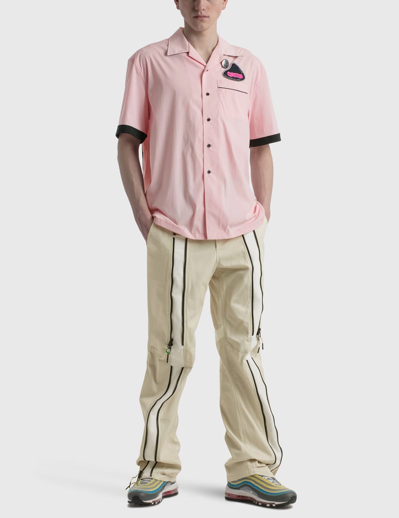 HUF Pink Panther Bowling Shirt（99%IS- - I'm Fine! Apple
