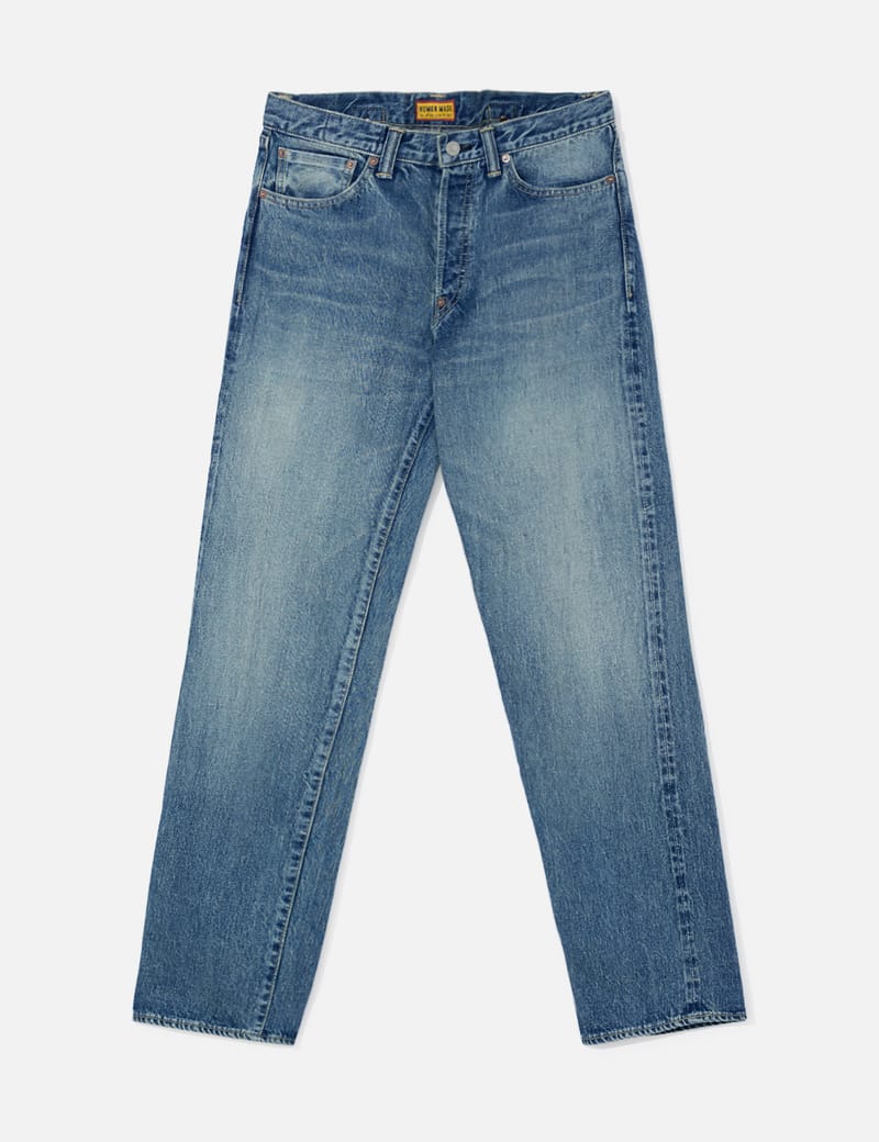 HUMAN MADE STRAIGHT DENIM PANTS ヒューマンメイド Human Made Straight Denim Pants Future Indigo | HAVEN