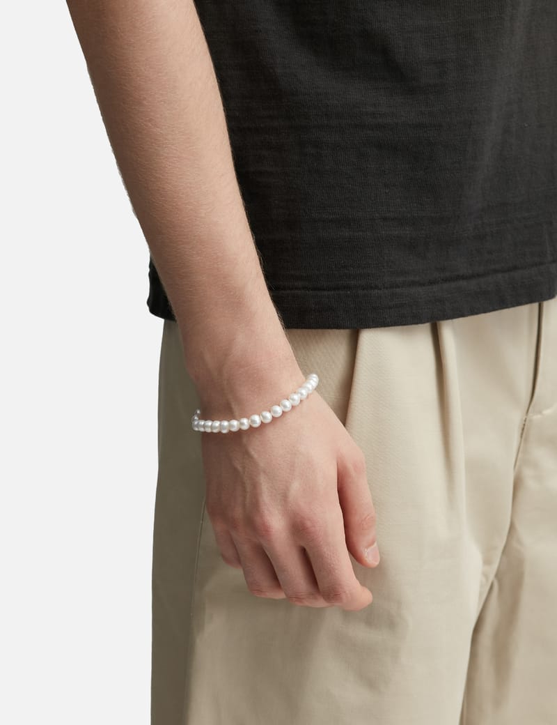 Hatton Labs - Classic White Freshwater Pearl Bracelet | HBX