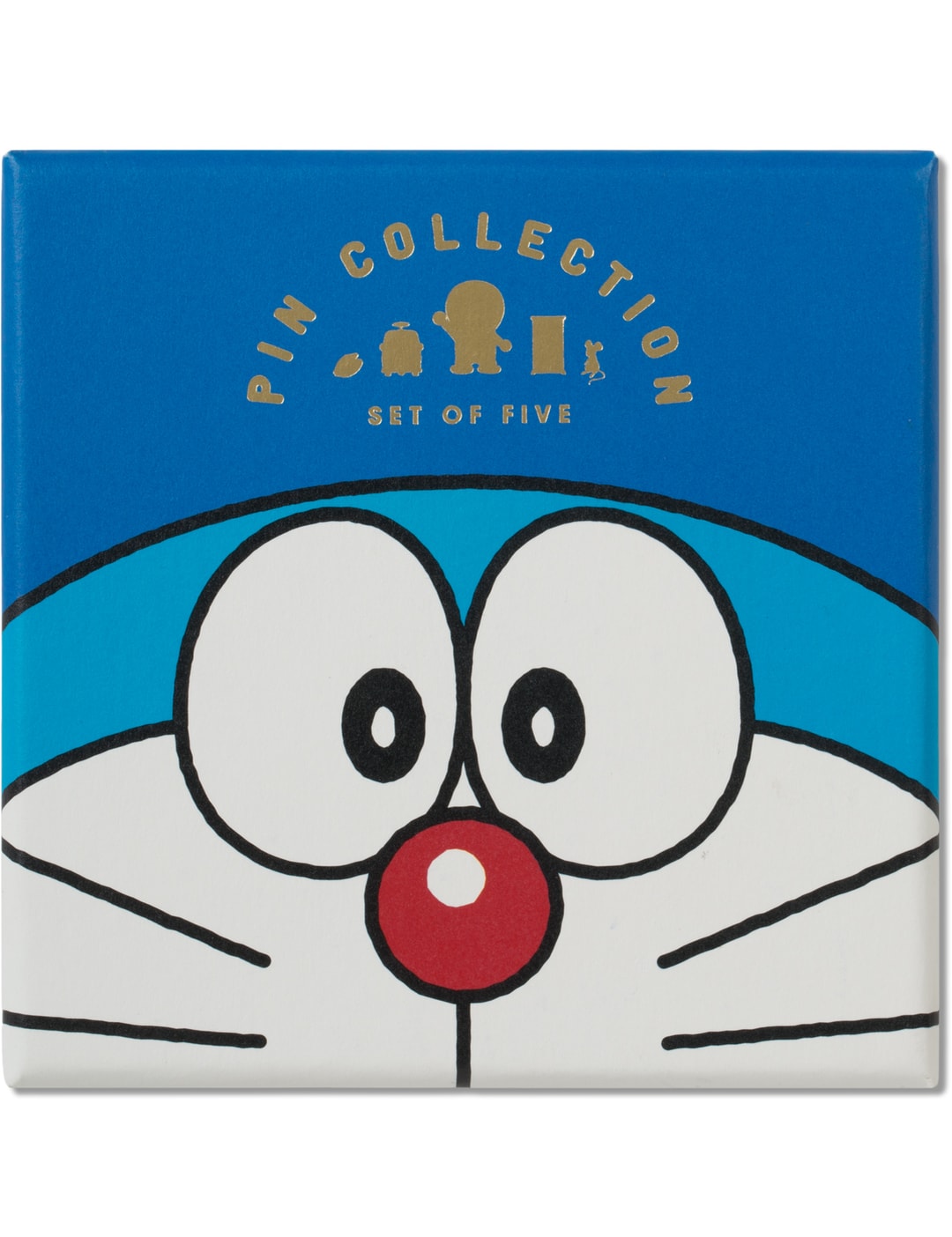 Ding Dong Takuhaibin X Doraemon - Multicolor Set Of 5 Doraemon Pins ...