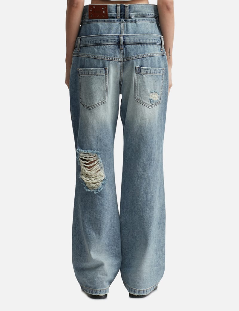 ANDERSSON BELL - 【残り一点】Patchwork Printed Denim Trompe