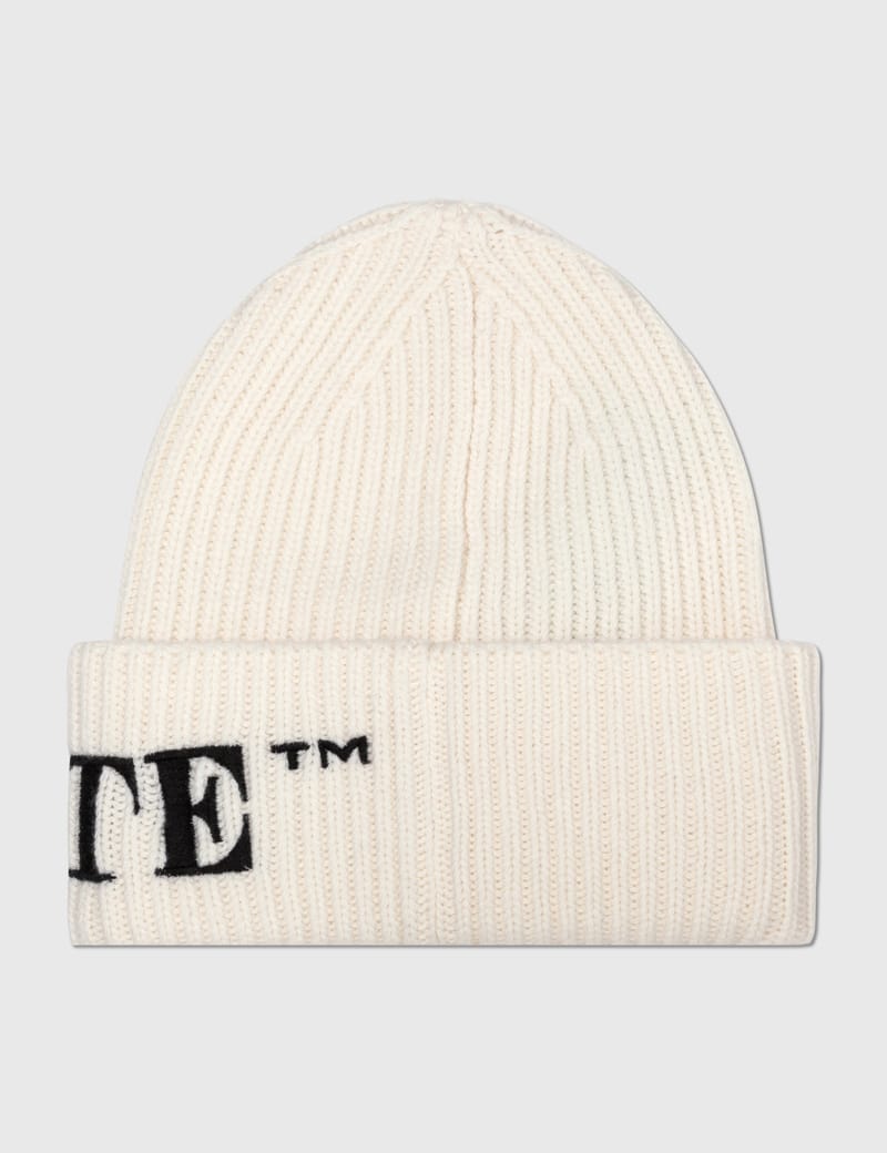 Off-White™ - Logo Ribbed Beanie | HBX - Globally Curated