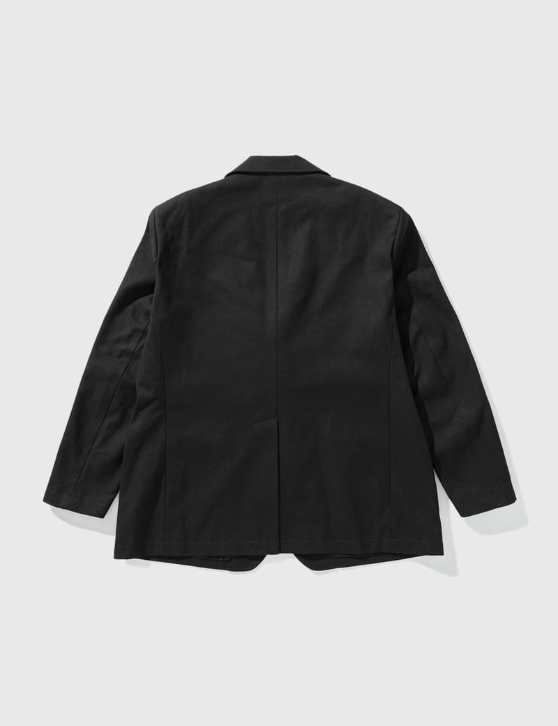 Raf Simons - Boxy Oversized Cotton Blazer | HBX - HYPEBEAST 為您