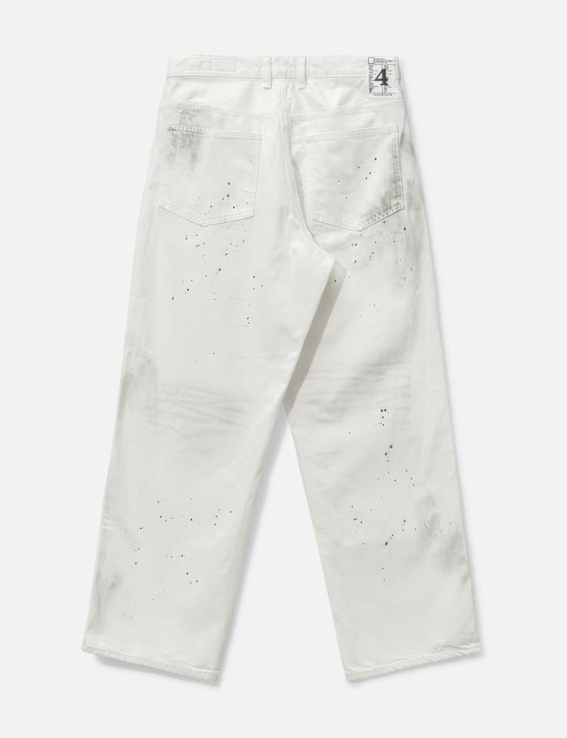 NEIGHBORHOOD BW Washed Utility Pants - 12ozデニム、ダメージ加工の