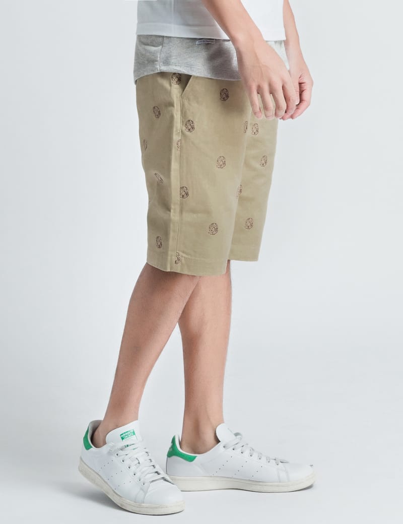 Billionaire Boys Club - Beige Helmet Emb Chino Shorts | HBX