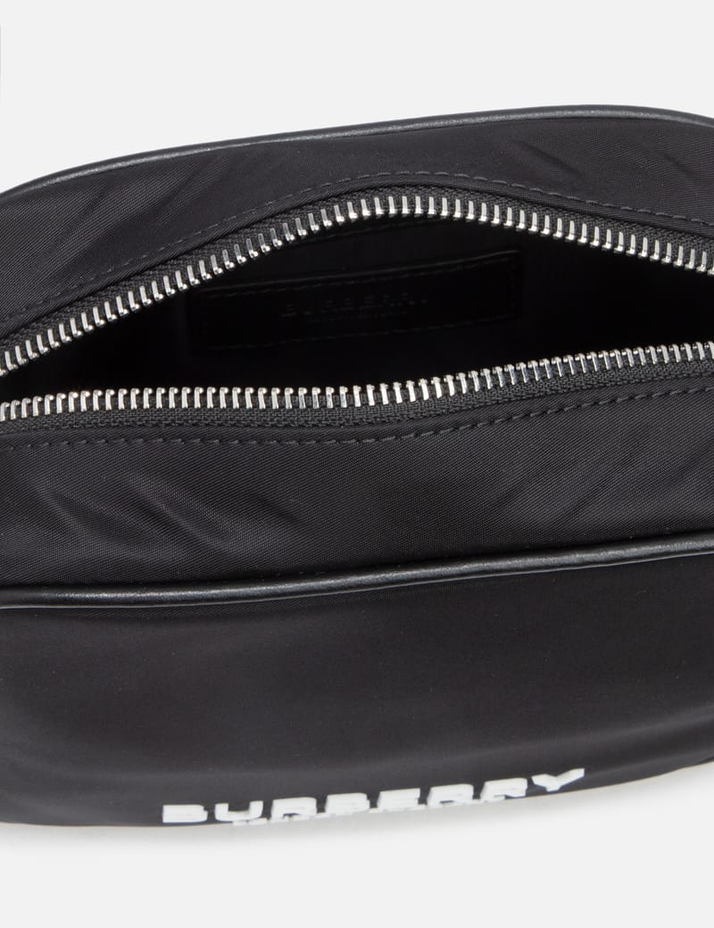 Burberry - Logo Print Nylon Square Paddy Bag | HBX