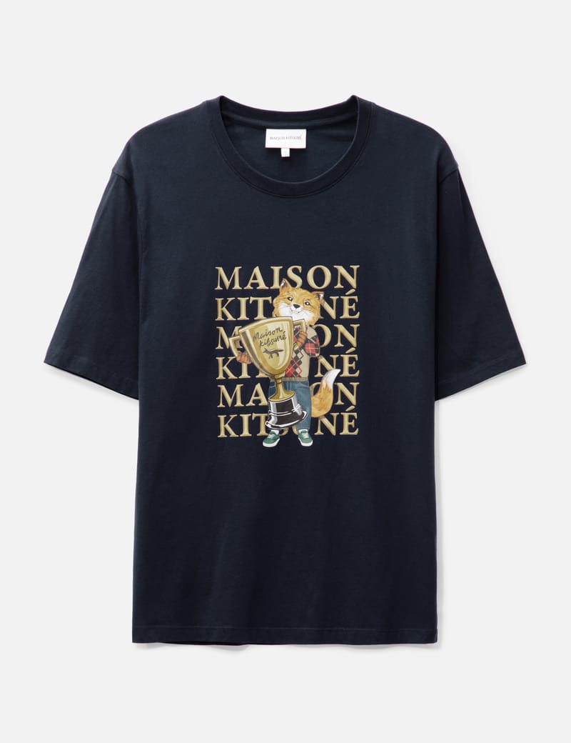 Maison Kitsuné - Fox Champion Regular T-shirt | HBX - Globally