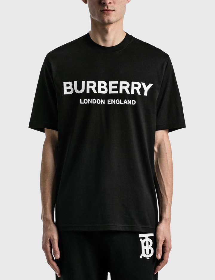 Burberry - Logo Print Cotton T-shirt | HBX - Globally Curated Fashion ...