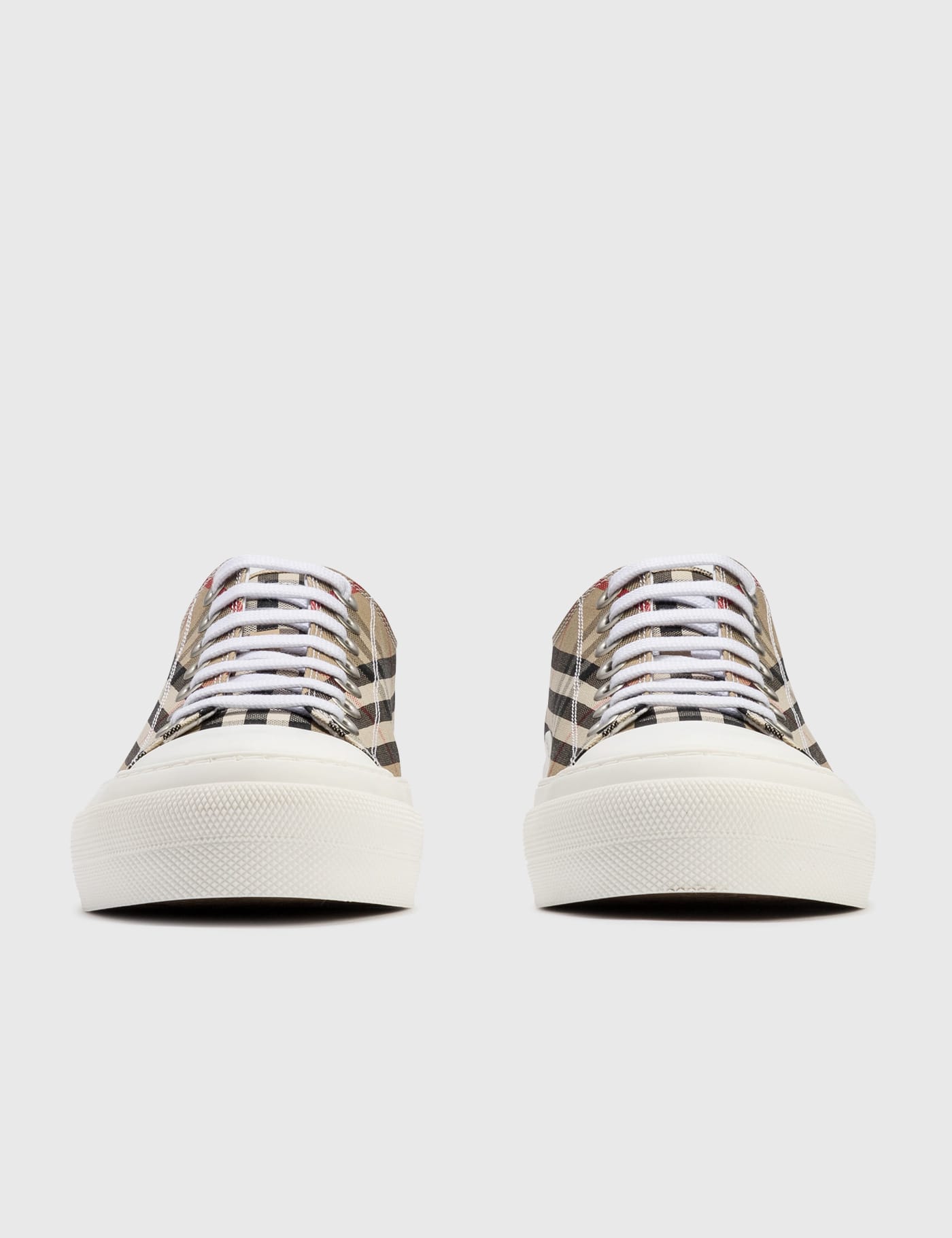 Burberry - Vintage Check Cotton Sneakers | HBX - Globally Curated 
