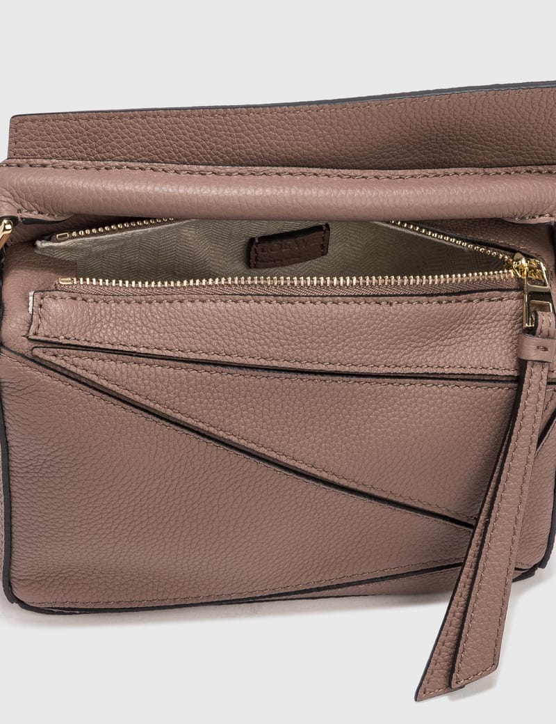 最終値下げ】 ロエベ パズルバッグ ミニ ダークブラッシュ ストラップ