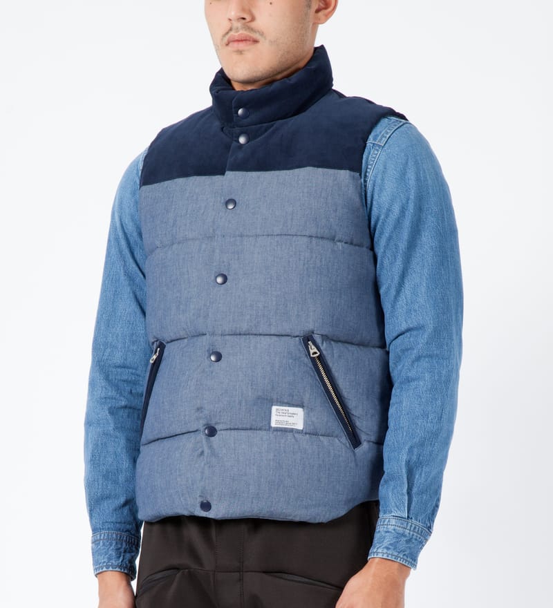 Bedwin & The Heartbreakers - Chambray Fripp Down Vest | HBX