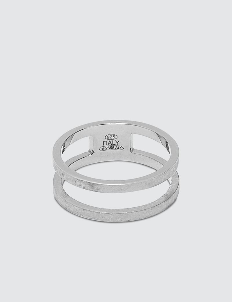 Maison Margiela - 11 Logo Ring | HBX