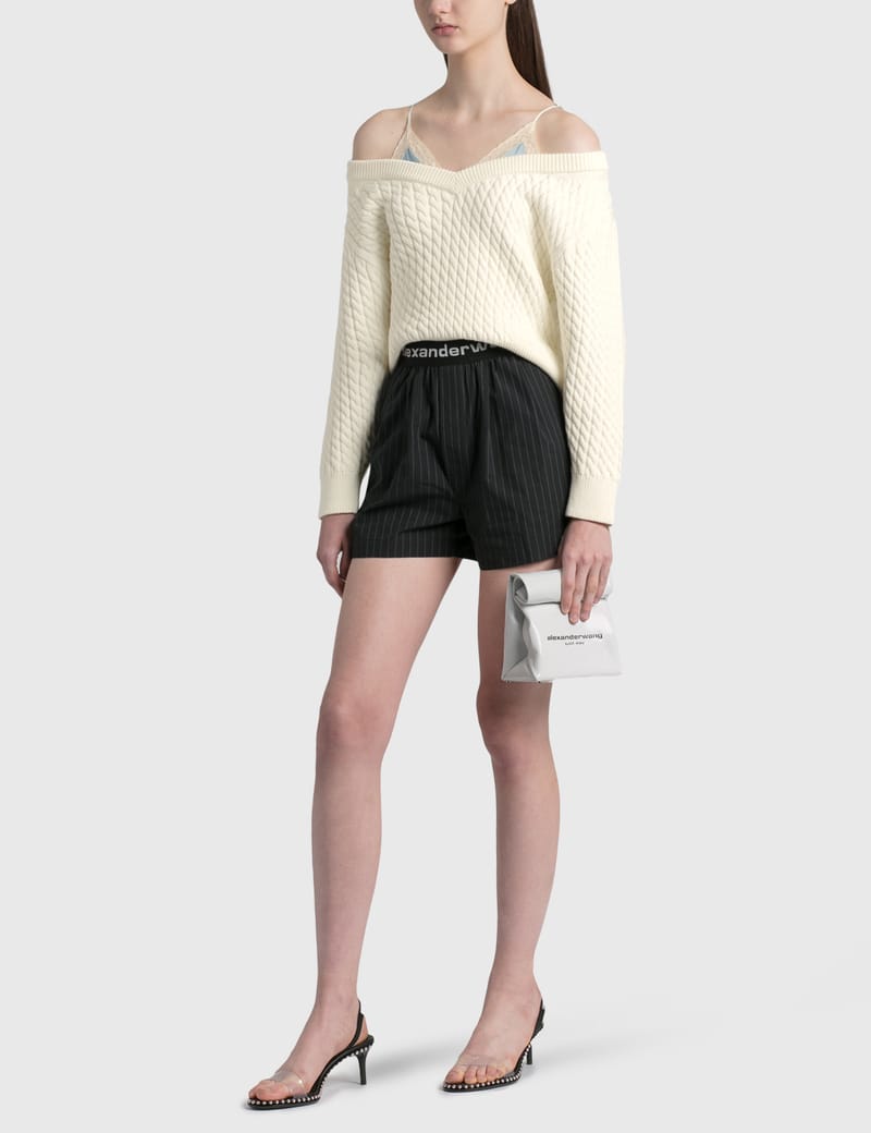 T By Alexander Wang - ディアマンテ ロゴストラップ レイヤー