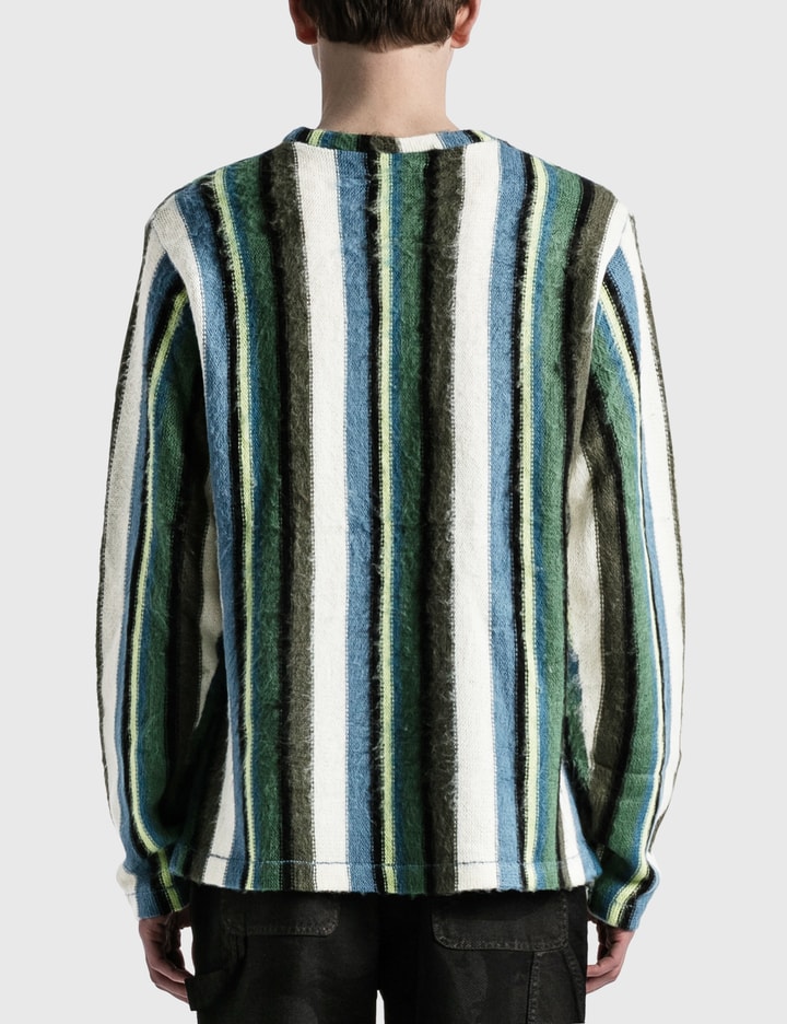 Stüssy - Vertical Striped Knit Crew | HBX - Globally Curated Fashion ...