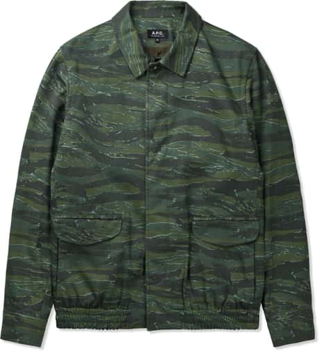 ジャケット・アウター 00s archive GmbH camouflage blouson A.P.C. - Camo Print Camouflage Blouson Jacket | HBX