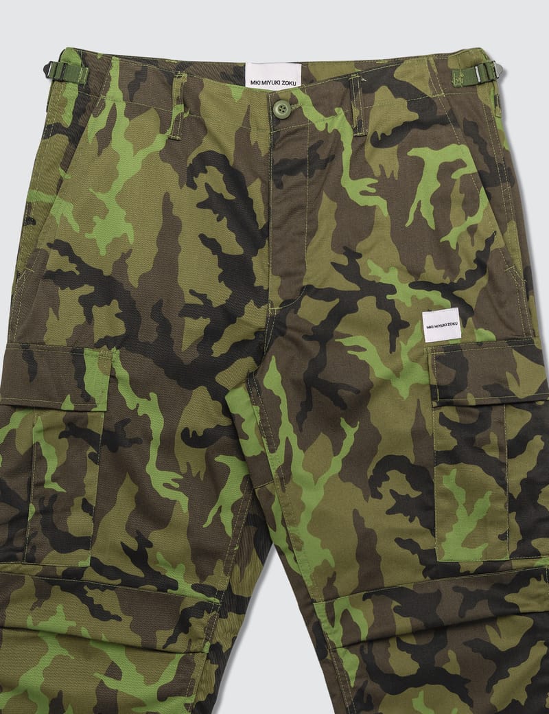 sayatomo ミリタリー カーゴパンツ Mukabaki SAYATOMO - 2-Tack Cotton-Nylon Military Pants/2タックコットン
