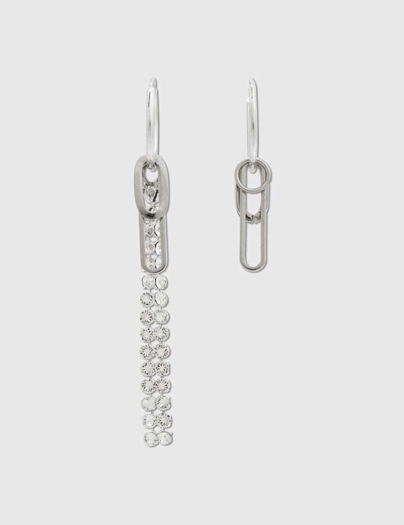 JUSTINE CLENQUET シルバー フープイヤリング JUSTINE CLENQUET アラン