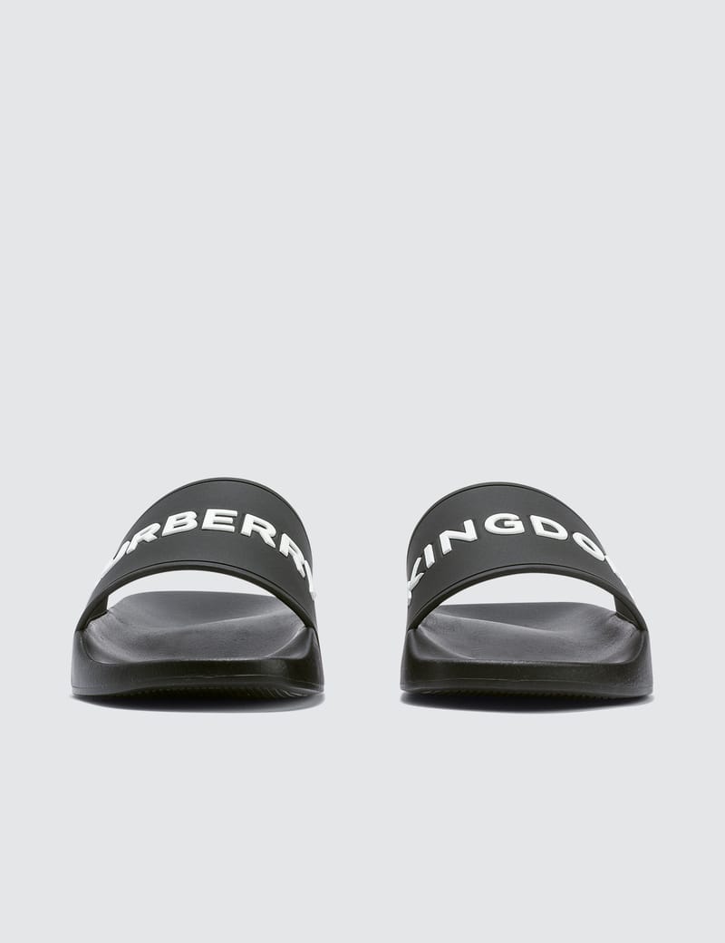 Burberry - Kingdom Motif Slides | HBX