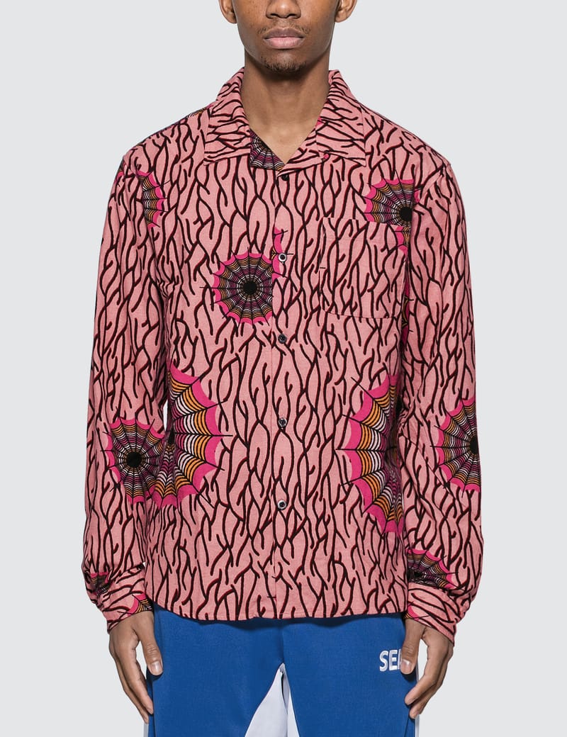 Stüssy - Spider Web Flannel Long Sleeve Shirt | HBX - HYPEBEAST 為 