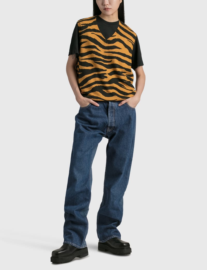 Stüssy - Tiger Printed Sweater Vest | HBX - Globally Curated