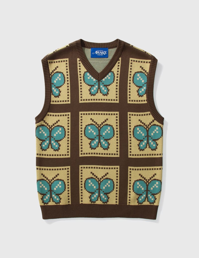 フルオーダー Supreme Beaded Sweater Vest Brown Medium