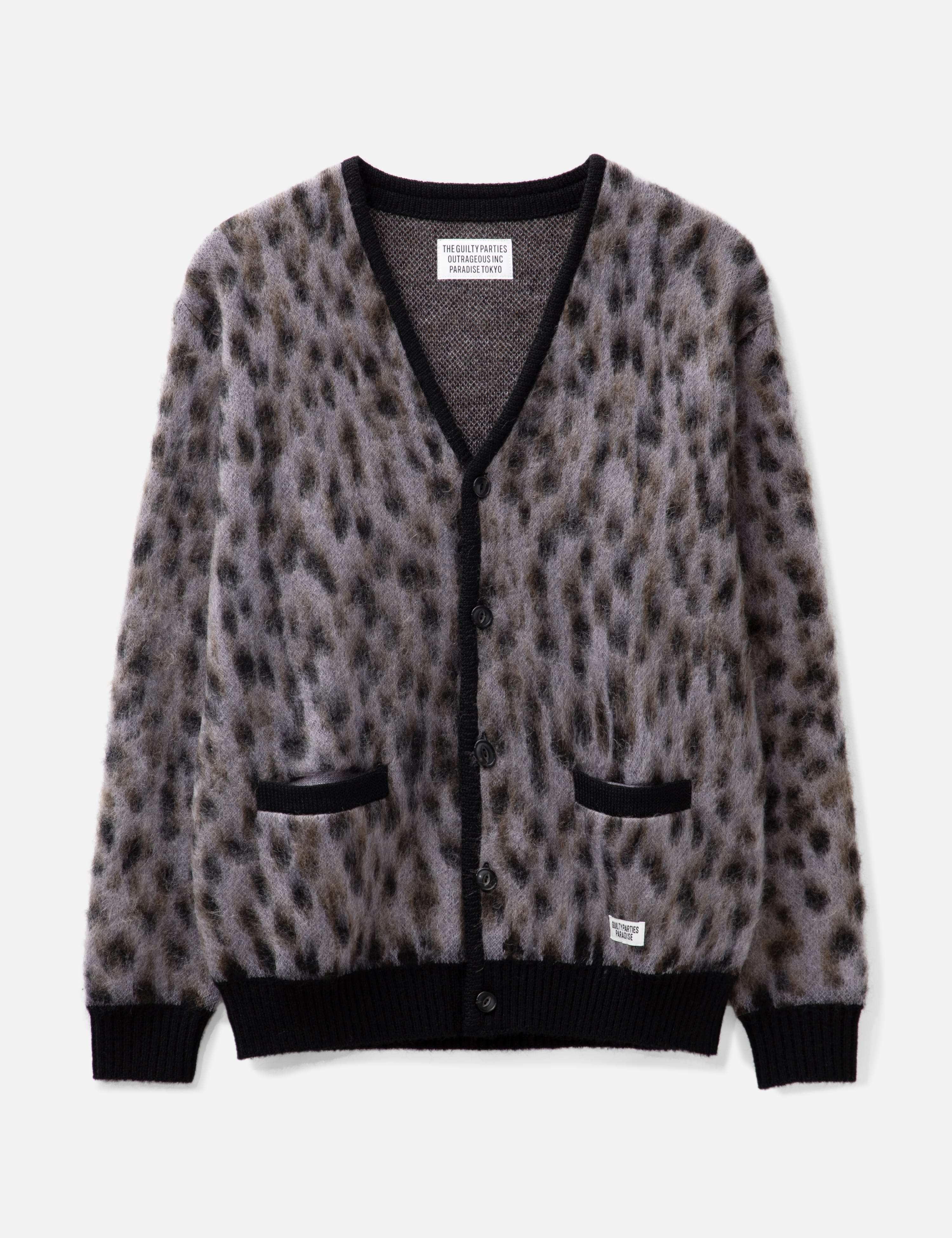 Wacko Maria - Leopard Mohair Cardigan (Type-1) | HBX - Globally Curated  Fashion and Lifestyle by Hypebeast