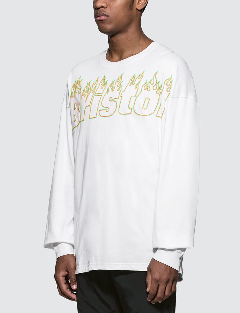 F.C. Real Bristol - Fire Bristol L/S Big T-Shirt | HBX