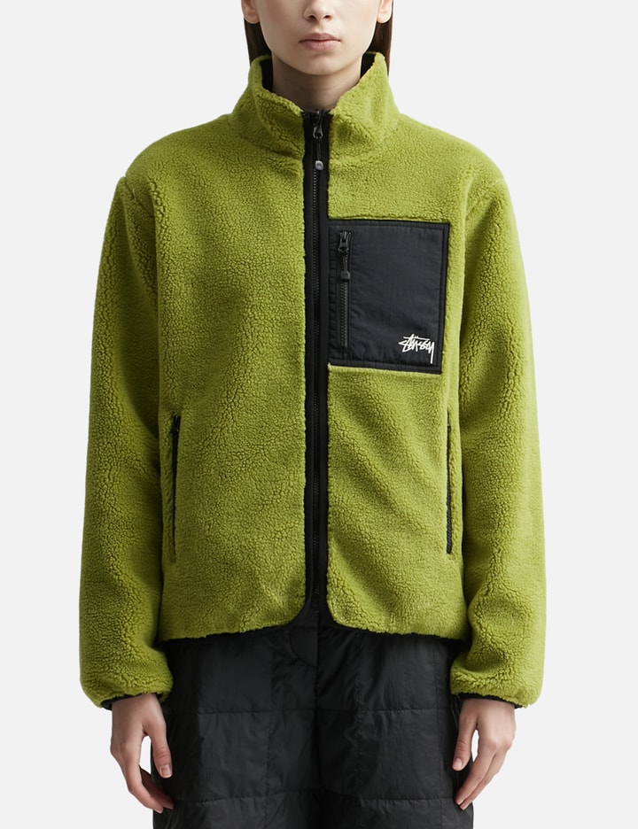 Stüssy - Sherpa Reversible Jacket | HBX - Globally Curated Fashion and ...