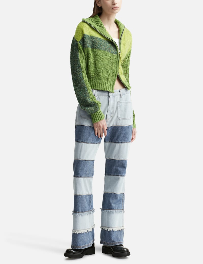 Andersson Bell - Mahina Blocking Patchwork Jeans | HBX