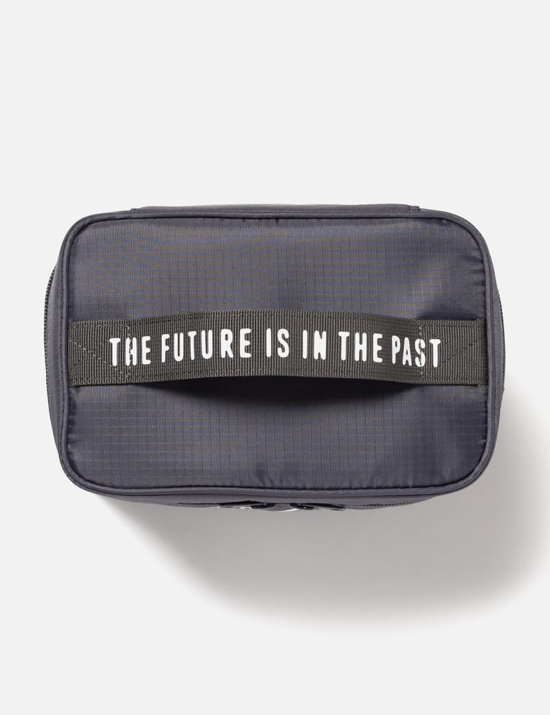 Human Made Vanity Pouch - グレーのコンパクトポーチ。内メッシュ